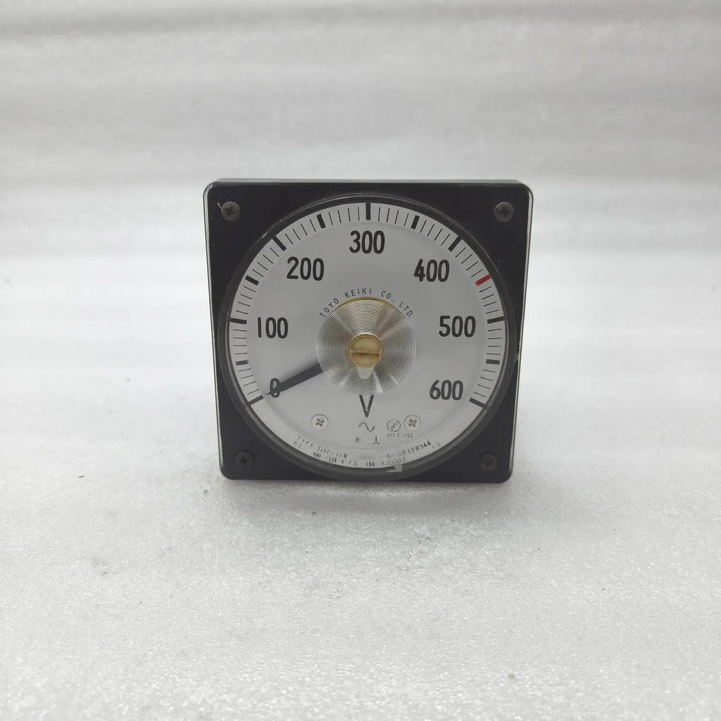 TOYO KEIKI SeVF-11V Analog Panel Voltmeter 0-600V 150V F.S.