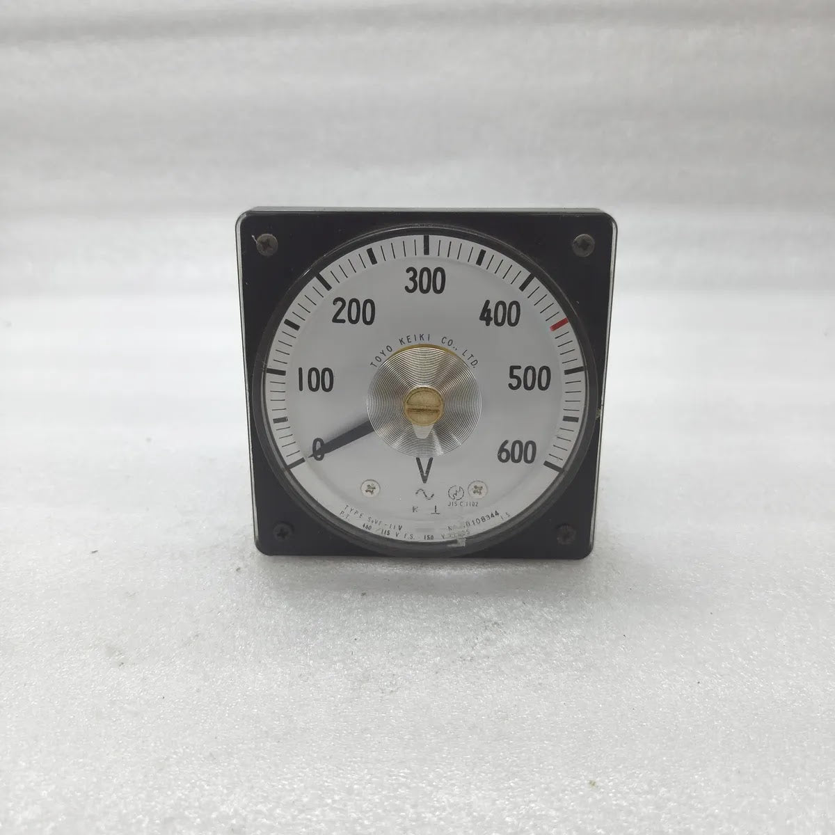 TOYO KEIKI SeVF-11V Analog Panel Voltmeter 0-600V 150V F.S.