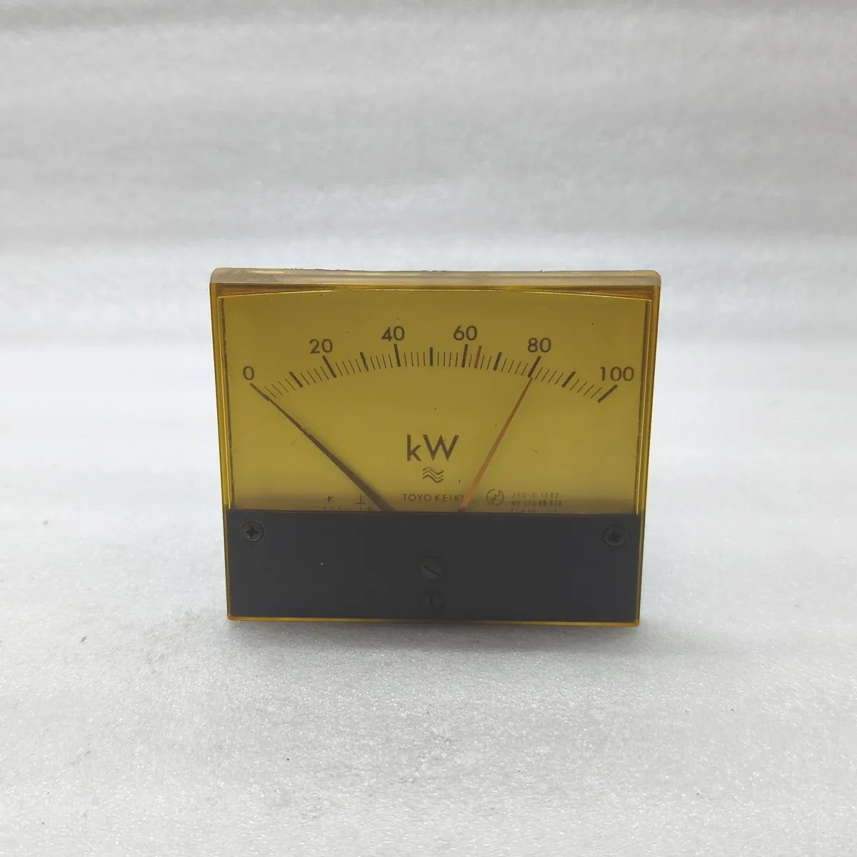 TOYO KEIKI ECF-12NB Kilowatt Panel Meter 0-100kW 460/230V