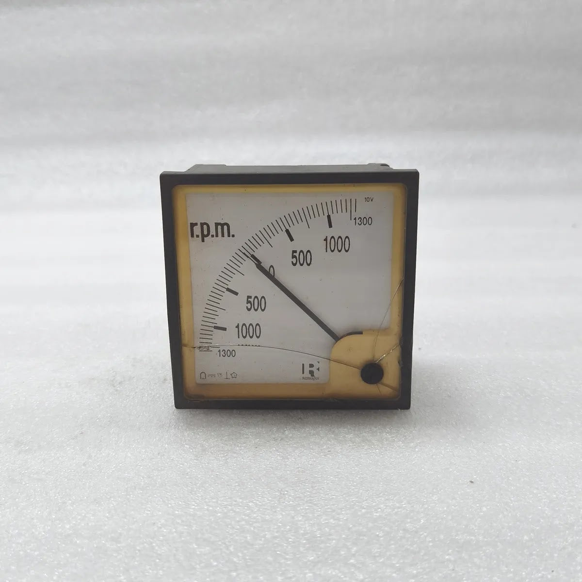 RISHABH Analogue RPM Tachometer Panel Meter 1300-0-1300rpm 10V