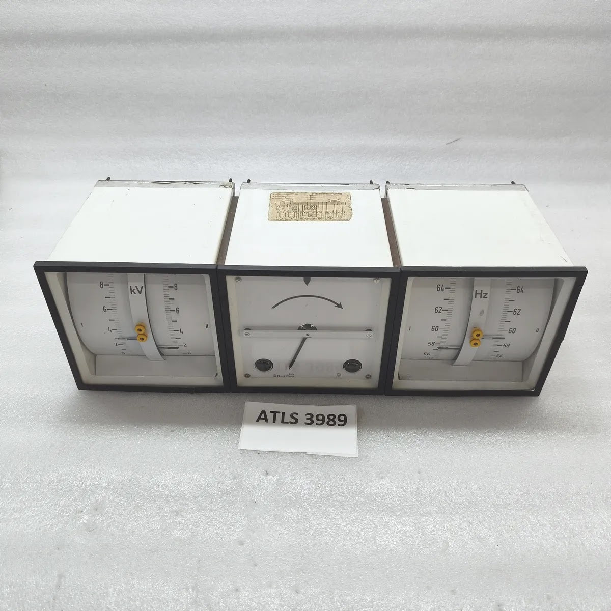 Synchroscope Double Voltmeter Frequency Meter Set 6,6/0,1kV 100V 60Hz