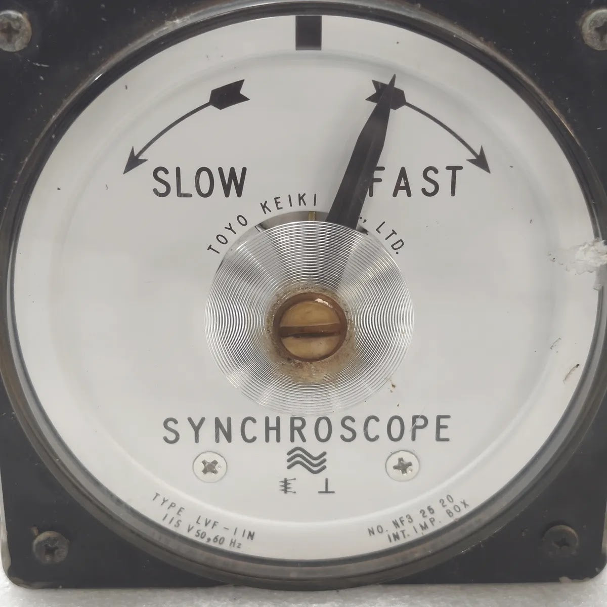 TOYO KEIKI LVF-11N Synchroscope 115V 50/60Hz