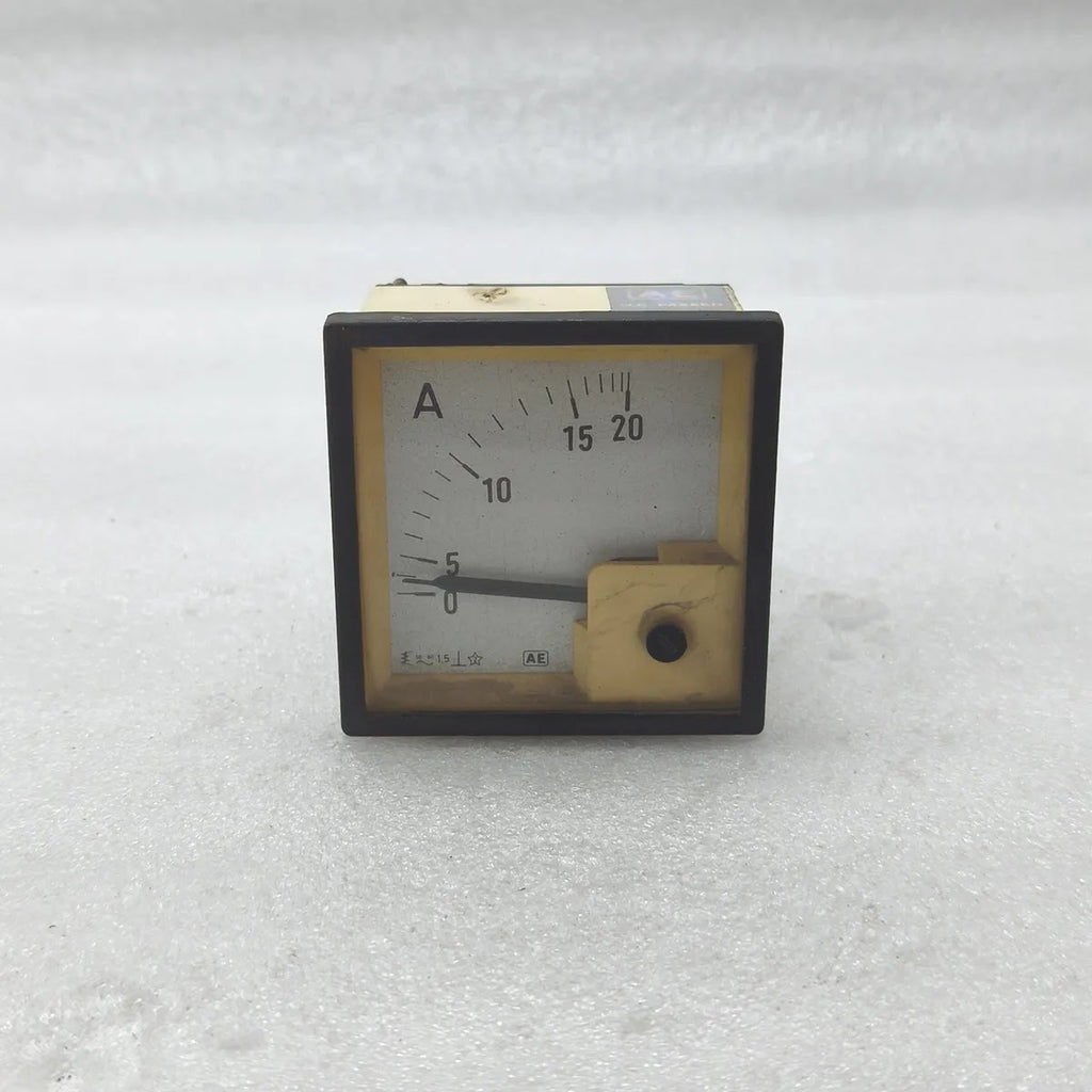 AUTOMATIC ELECTRIC AE Moving Iron Panel Ammeter 0-20A AC