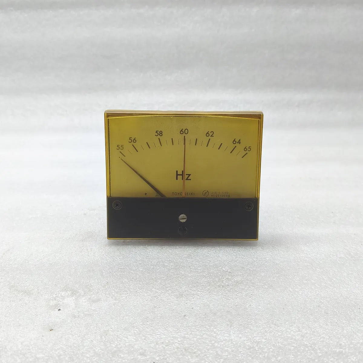 TOYO KEIKI FCF-12NV Frequency Meter 55-65Hz 115V