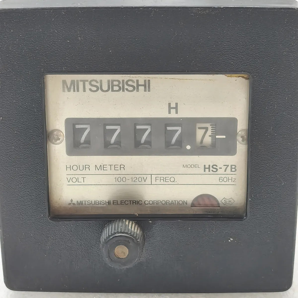 MITSUBISHI HS-7B Integrating Hour Meter 100-120V 60Hz