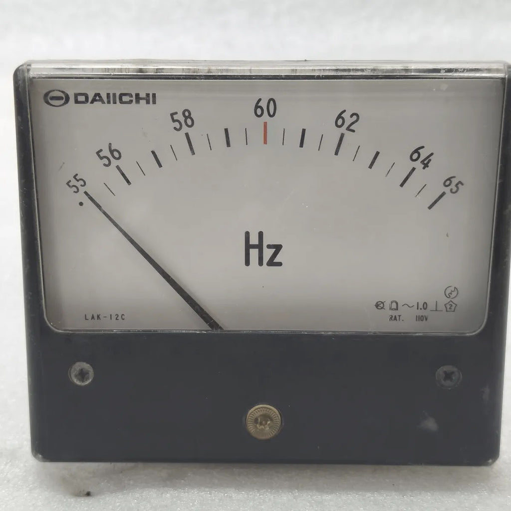 DAIICHI LAK-12C Frequency Meter 55-65Hz 110V