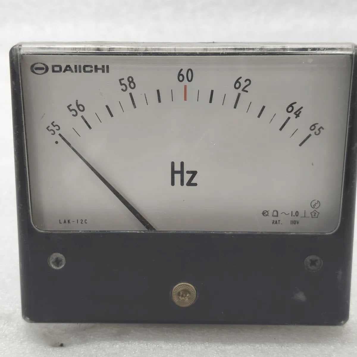 DAIICHI LAK-12C Frequency Meter 55-65Hz 110V