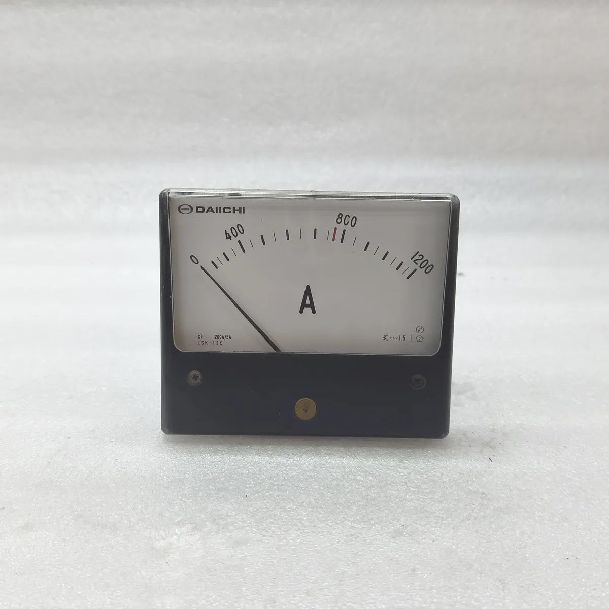DAIICHI LSK-12C Analog Panel Ammeter 0-1200A CT 1200/5A