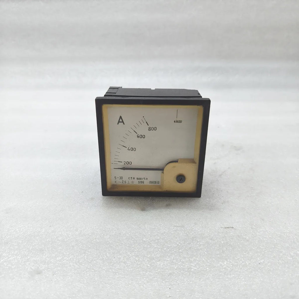 MECO-G SI96 Moving Iron Panel Ammeter 0-800A 800/5A CT