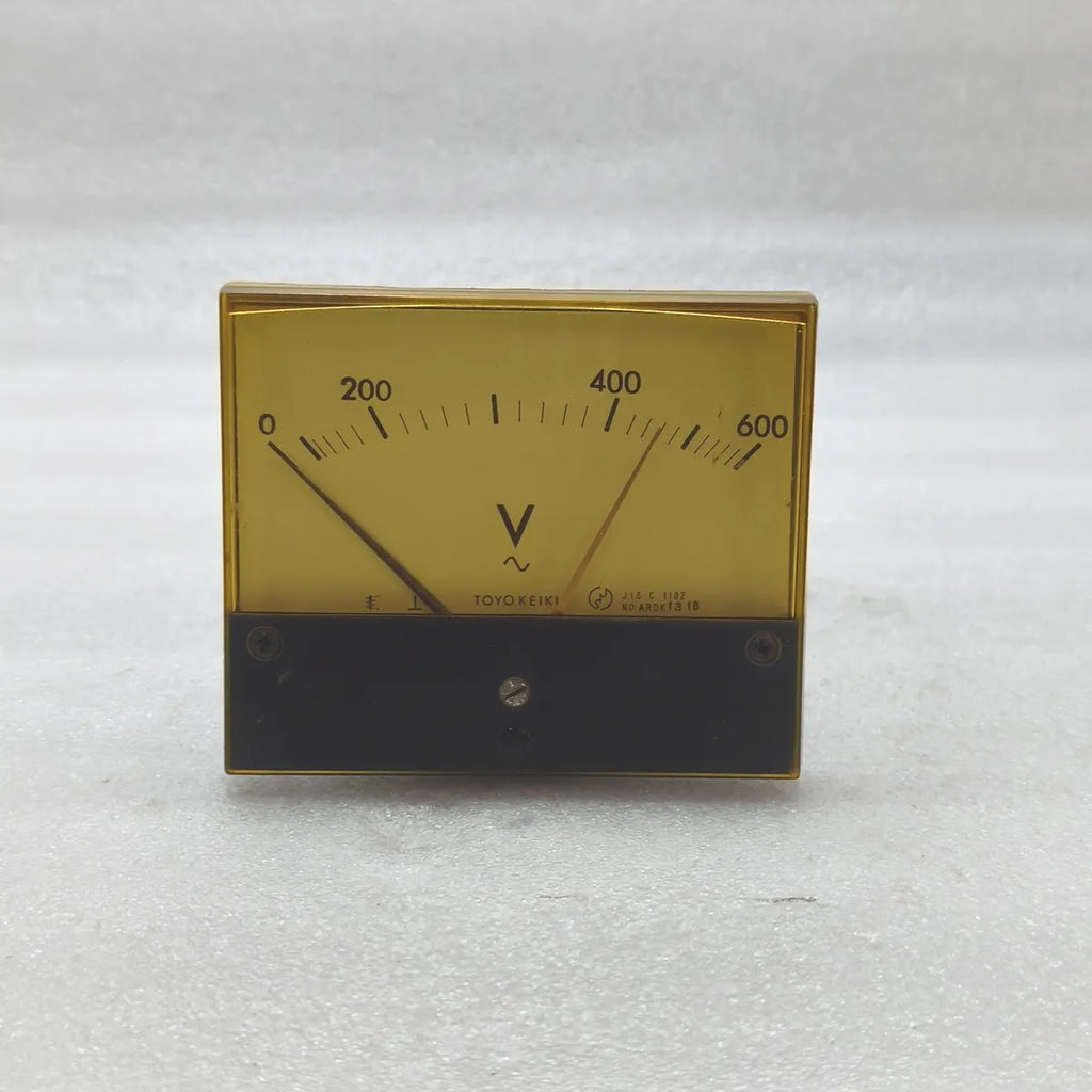 TOYO KEIKI ACF-12N AC Analog Panel Voltmeter 0-600V
