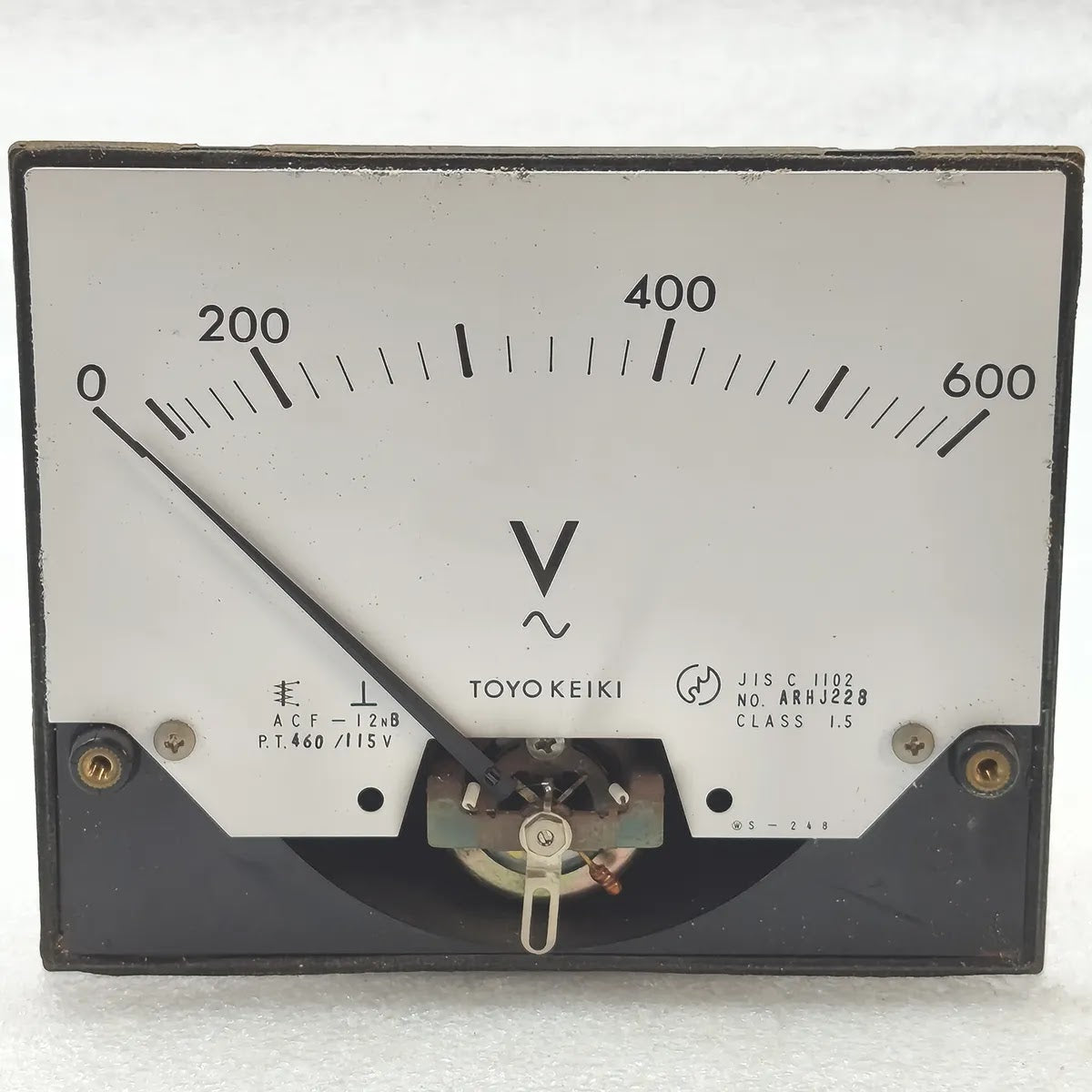 TOYO KEIKI ACF-12NB AC Voltmeter 0-600V PT 460/115V