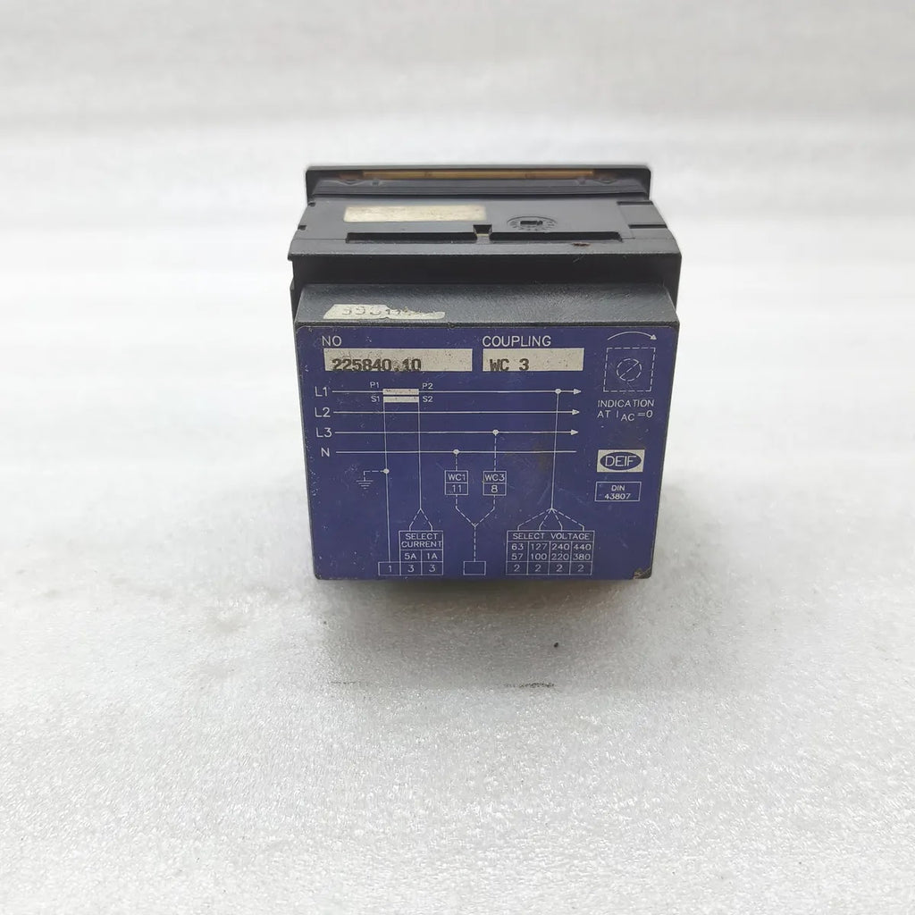 DEIF 225840.10 Power Factor Meter Cos Phi 3-Phase 0.5-1-0.5