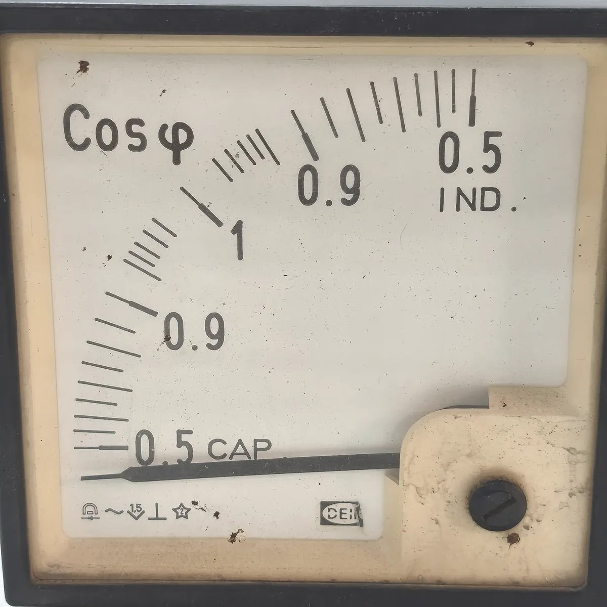 DEIF 225840.10 Power Factor Meter Cos Phi 3-Phase 0.5-1-0.5