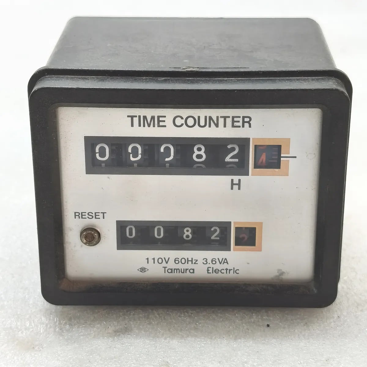 TAMURA ELECTRIC Time Counter Hour Meter 110V 60Hz