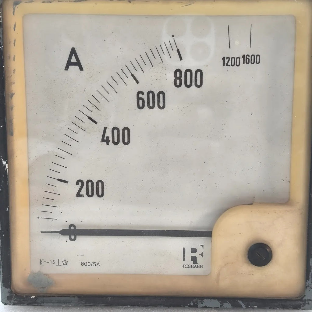 RISHABH Analogue Moving Iron Ammeter 0-800A 800/5A CT