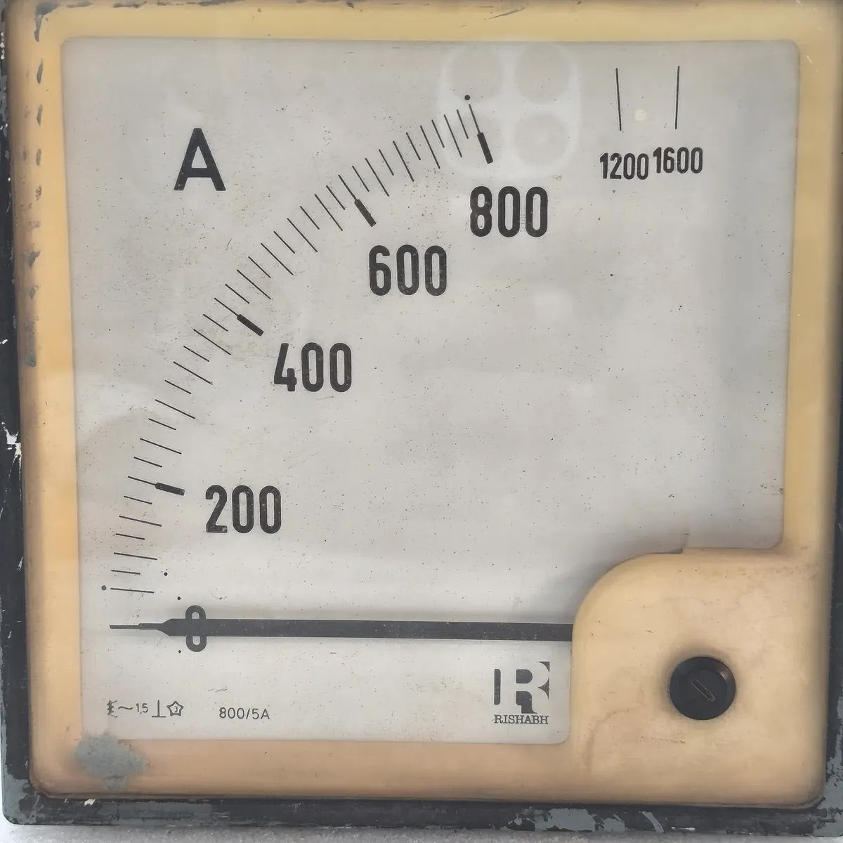RISHABH Analogue Moving Iron Ammeter 0-800A 800/5A CT