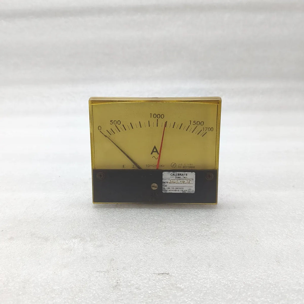 TOYO KEIKI ACF-12NB AC Ammeter 0-1700A CT 1700/5A