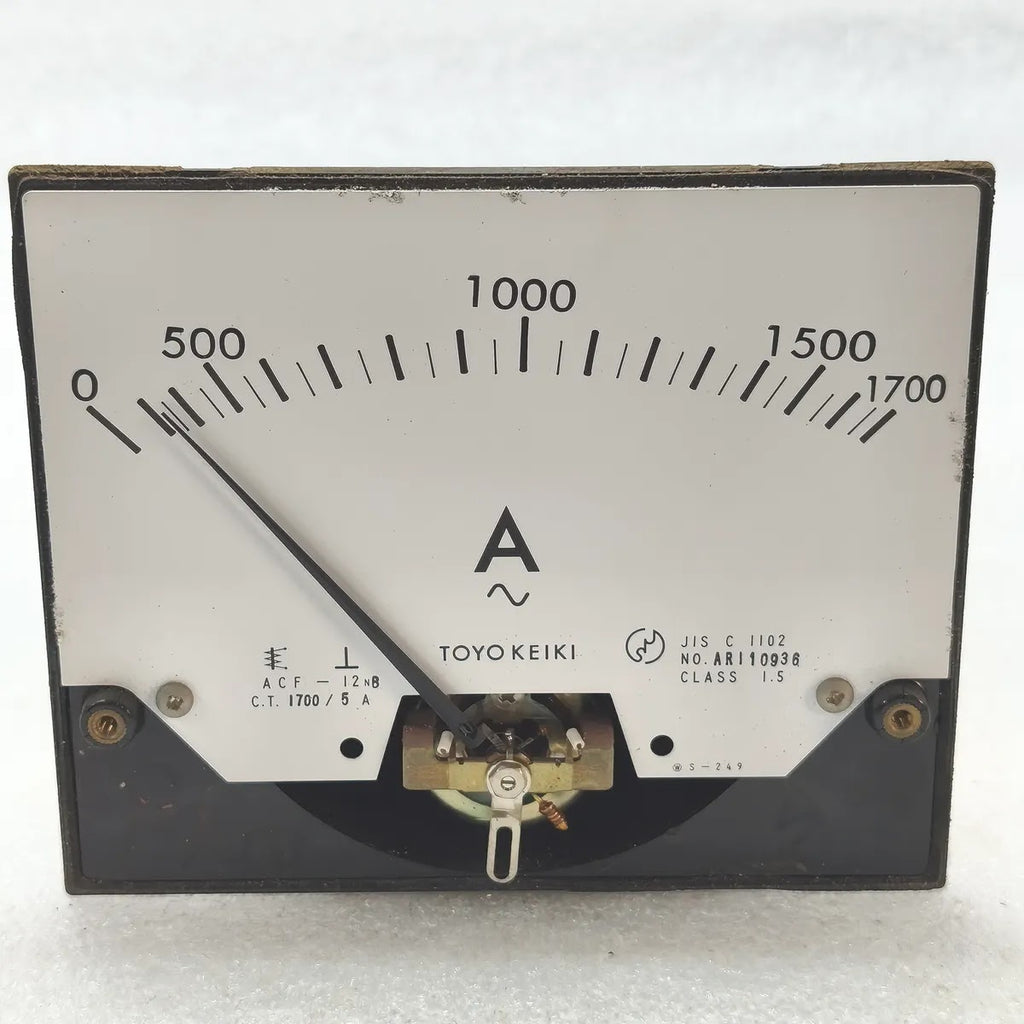 TOYO KEIKI ACF-12NB AC Ammeter 0-1700A CT 1700/5A