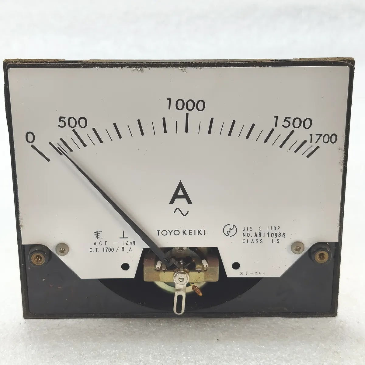 TOYO KEIKI ACF-12NB AC Ammeter 0-1700A CT 1700/5A
