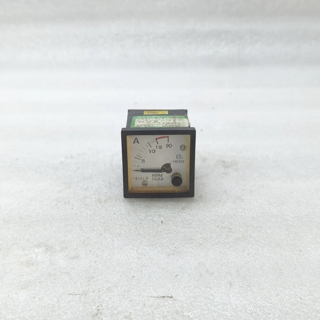 SHANGHAI YITAI F48-ACB Analog AC Ammeter 15/5A 60Hz