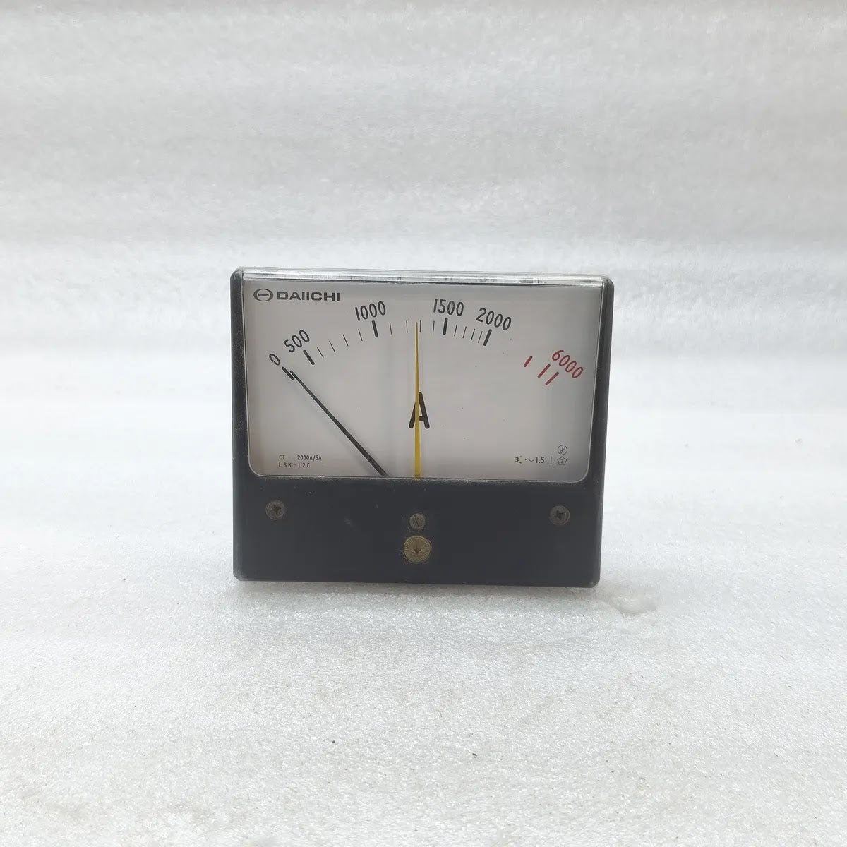 DAIICHI LSK-12C Analog Panel Ammeter 0-2000A CT 2000A/5A