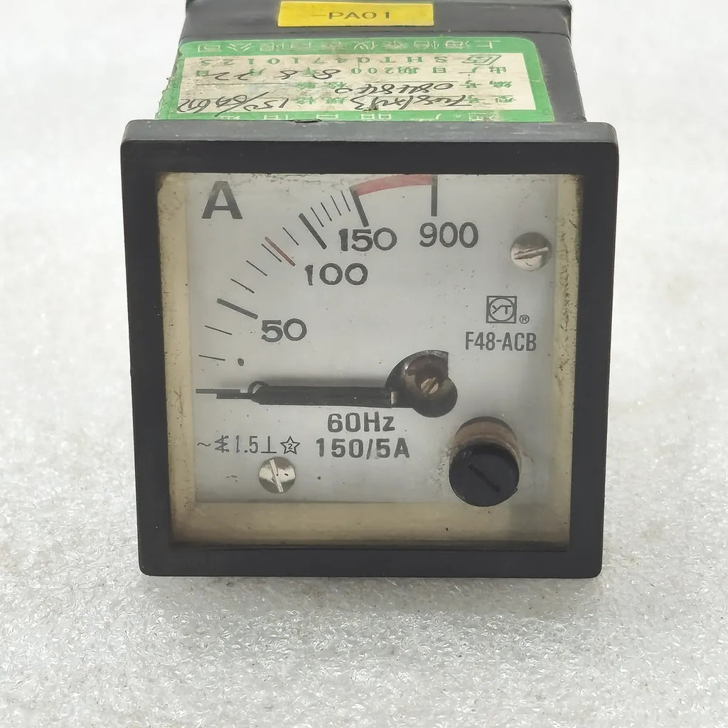 YT F48-ACB Analog Panel Ammeter 150/5A 60Hz
