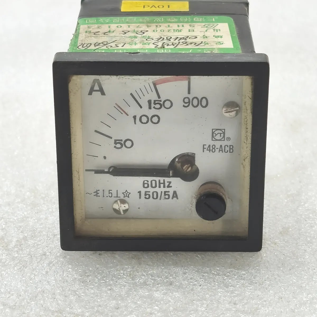 YT F48-ACB Analog Panel Ammeter 150/5A 60Hz