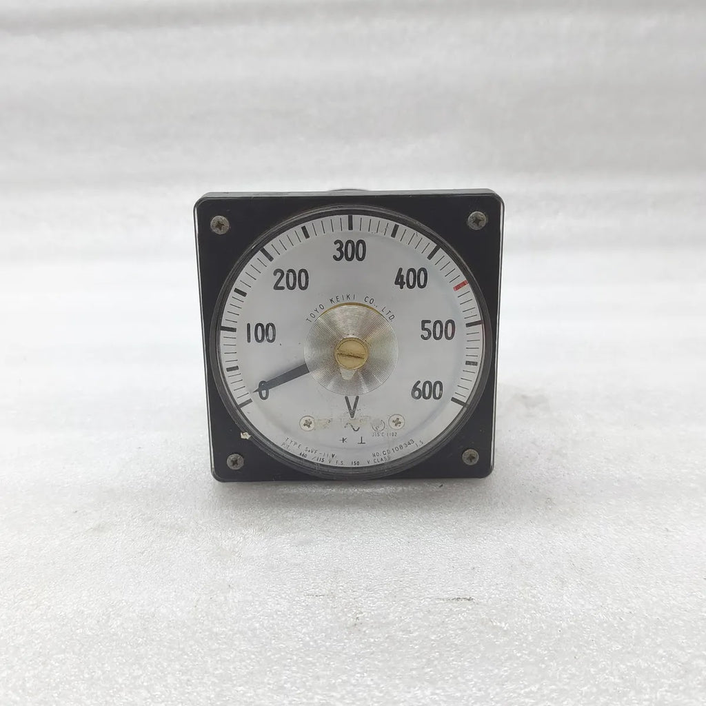 TOYO KEIKI SeVF-11V AC Voltmeter 0-600V PT 460/115V