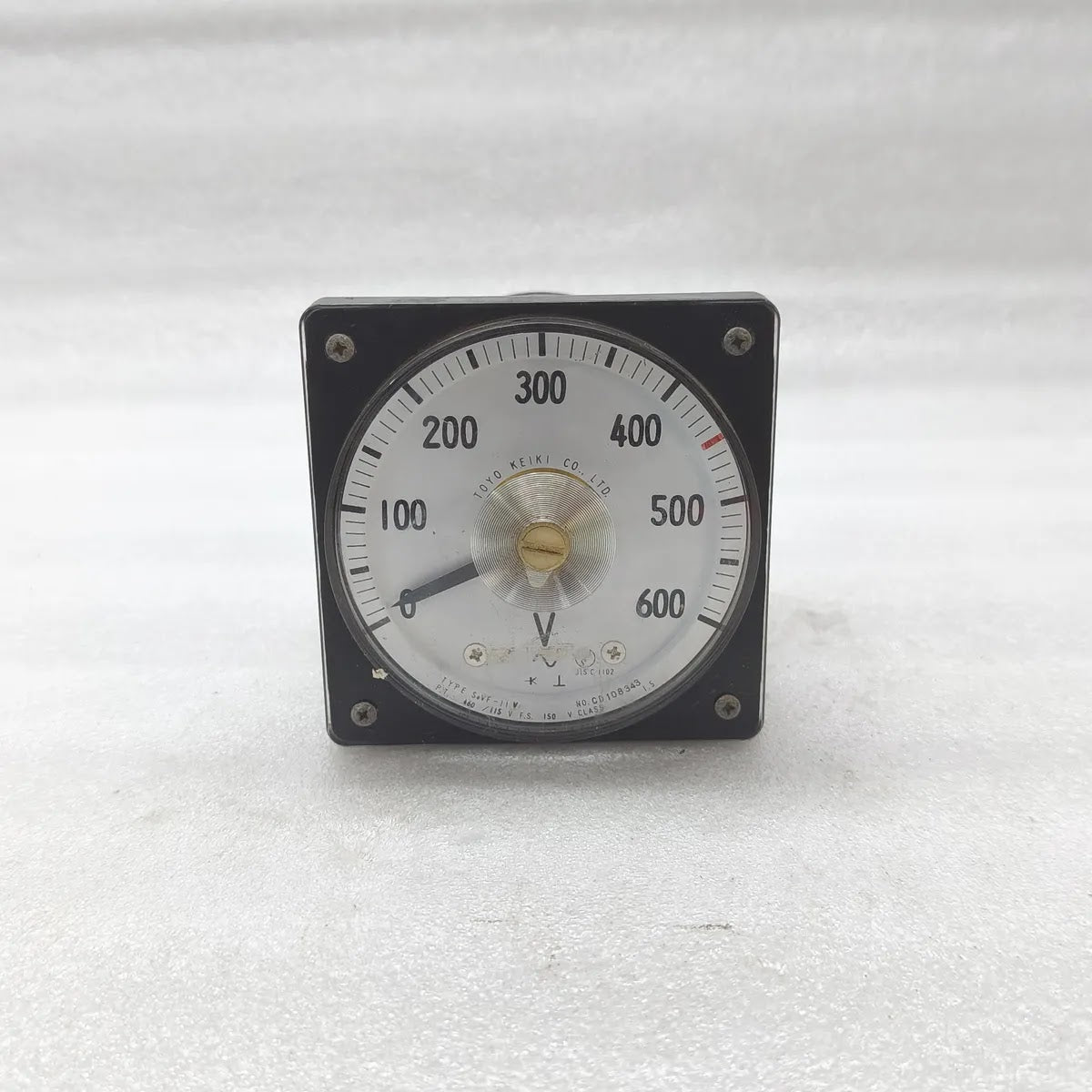 TOYO KEIKI SeVF-11V AC Voltmeter 0-600V PT 460/115V