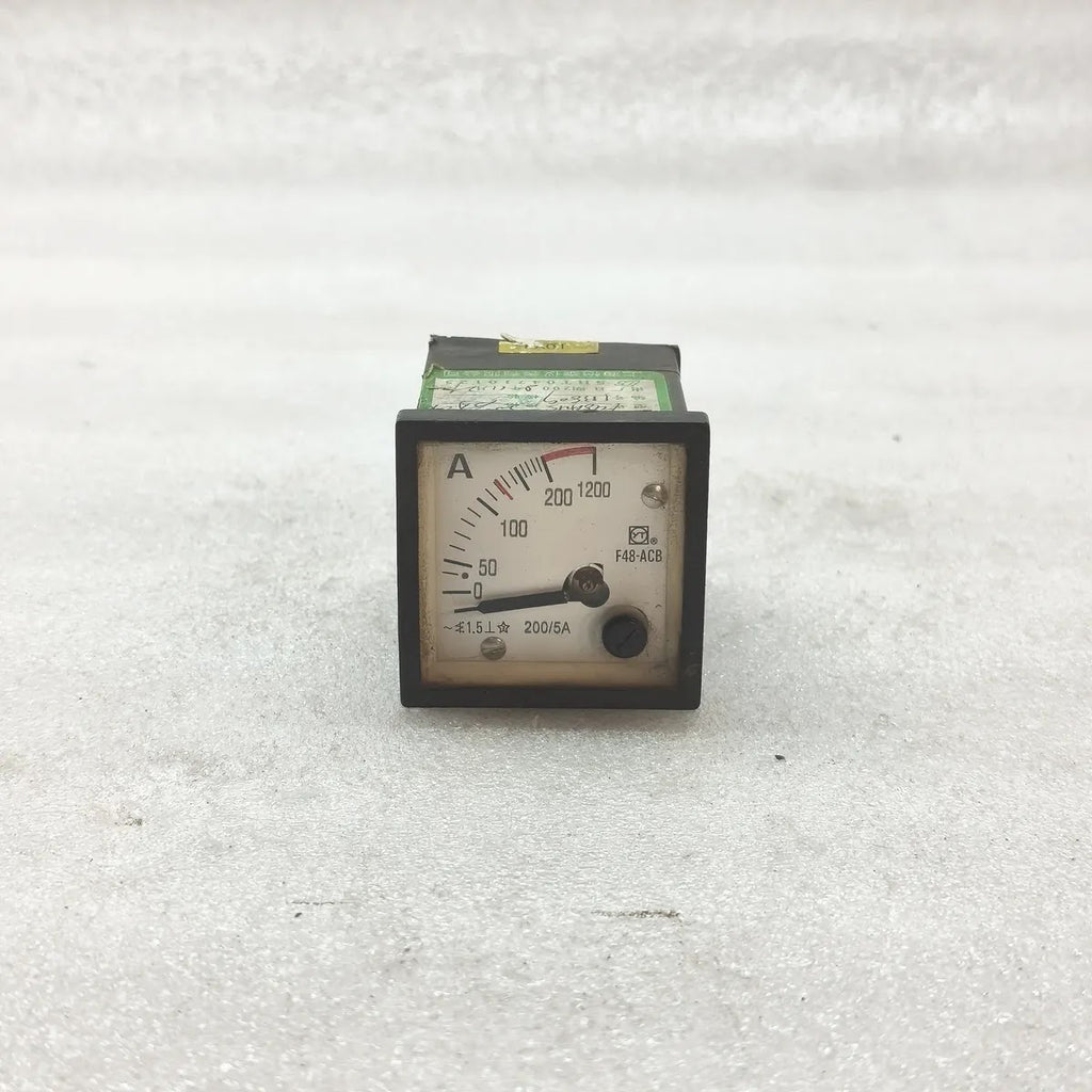 SHANGHAI YITAI F48-ACB Analog Panel Ammeter 0-200A 200/5A