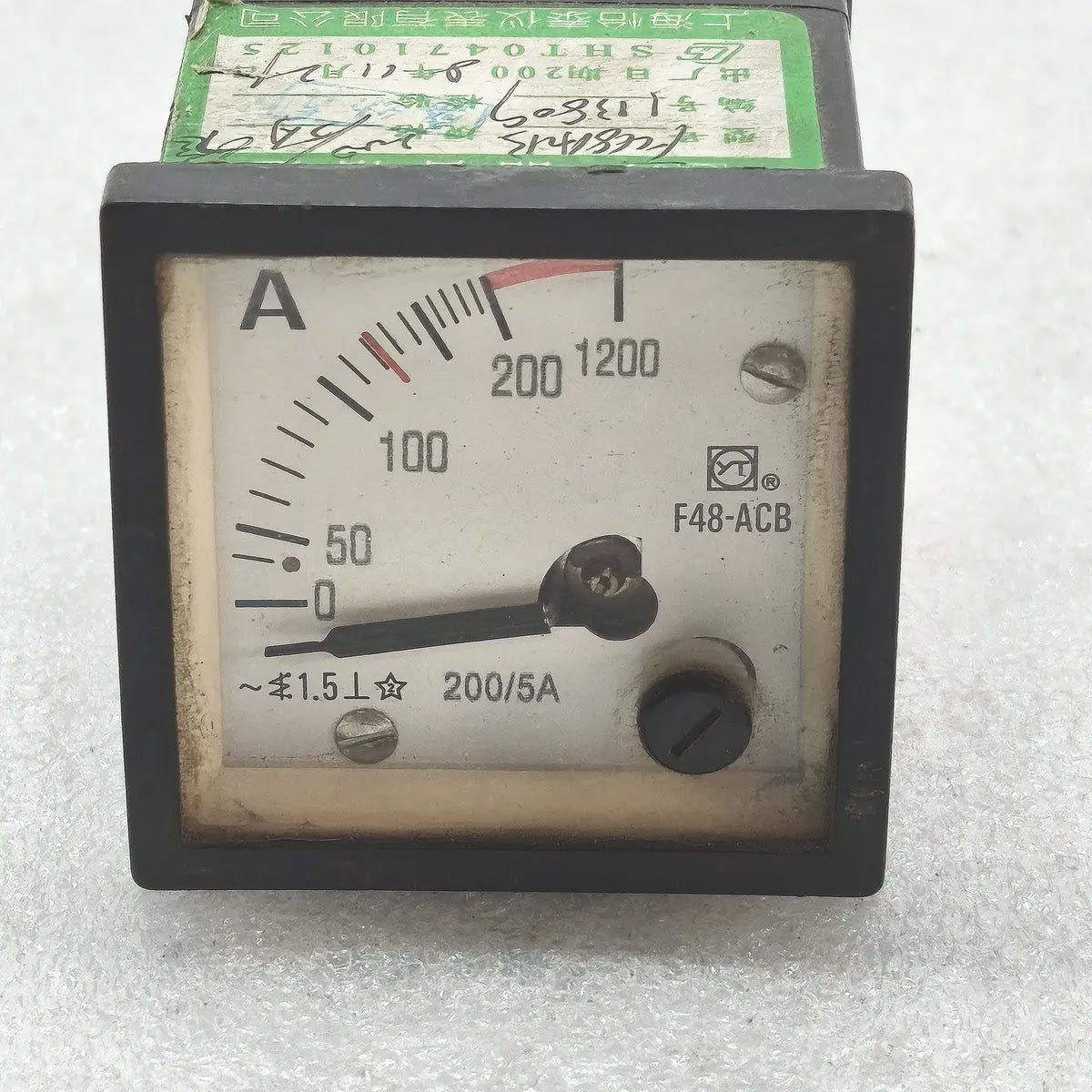 SHANGHAI YITAI F48-ACB Analog Panel Ammeter 0-200A 200/5A