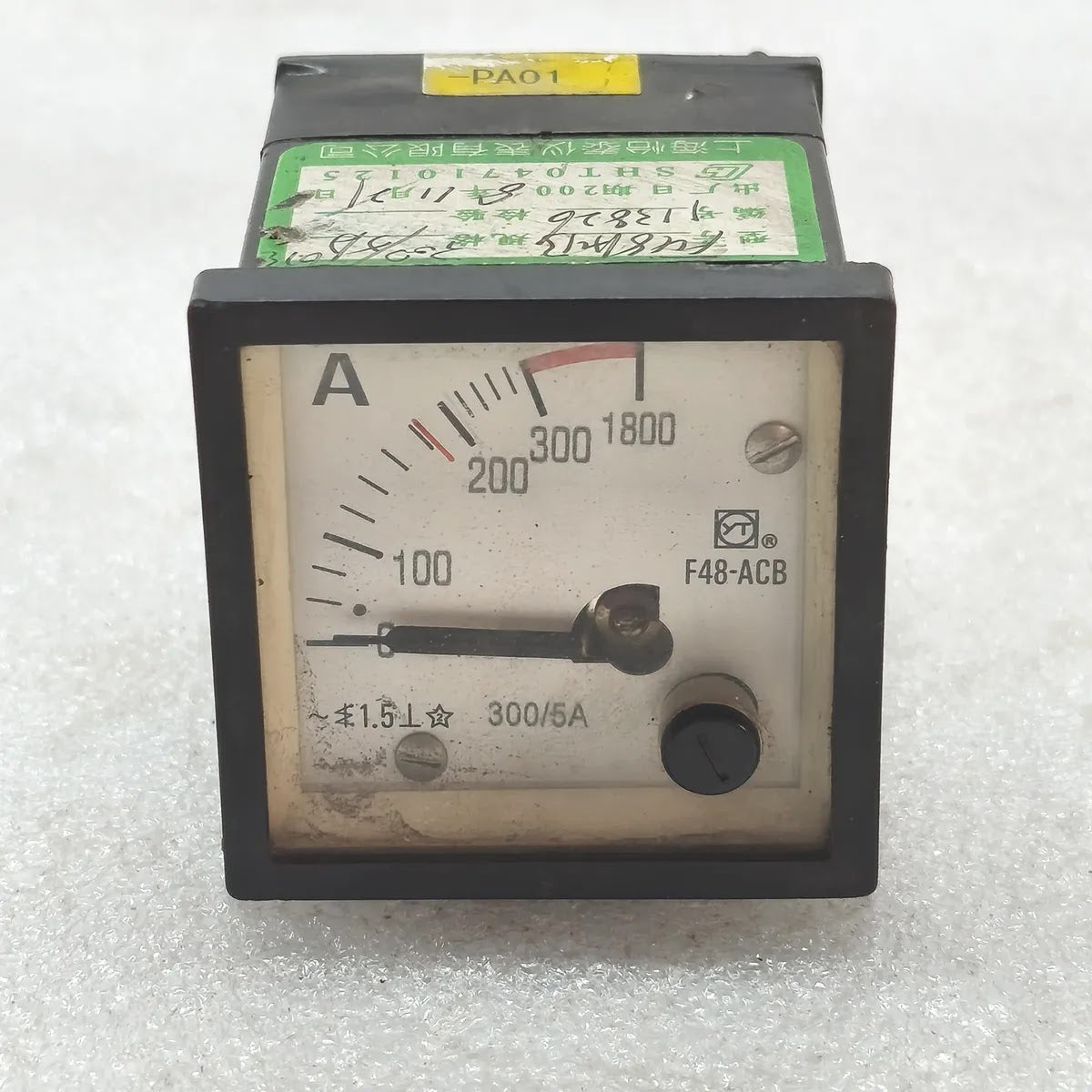 F48-ACB Analogue Panel Ammeter 300/5A