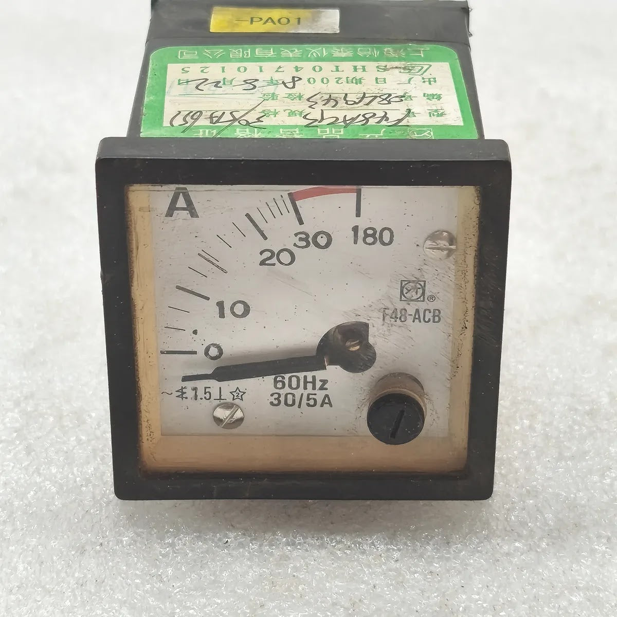SHANGHAI YITAI F48-ACB Marine Panel Ammeter 30/5A 60Hz
