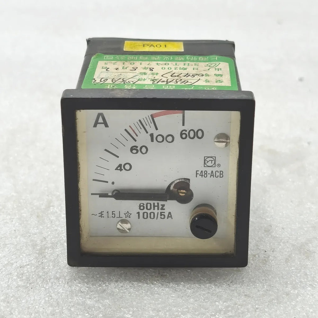 F48-ACB Analogue Panel Ammeter 100/5A 60Hz