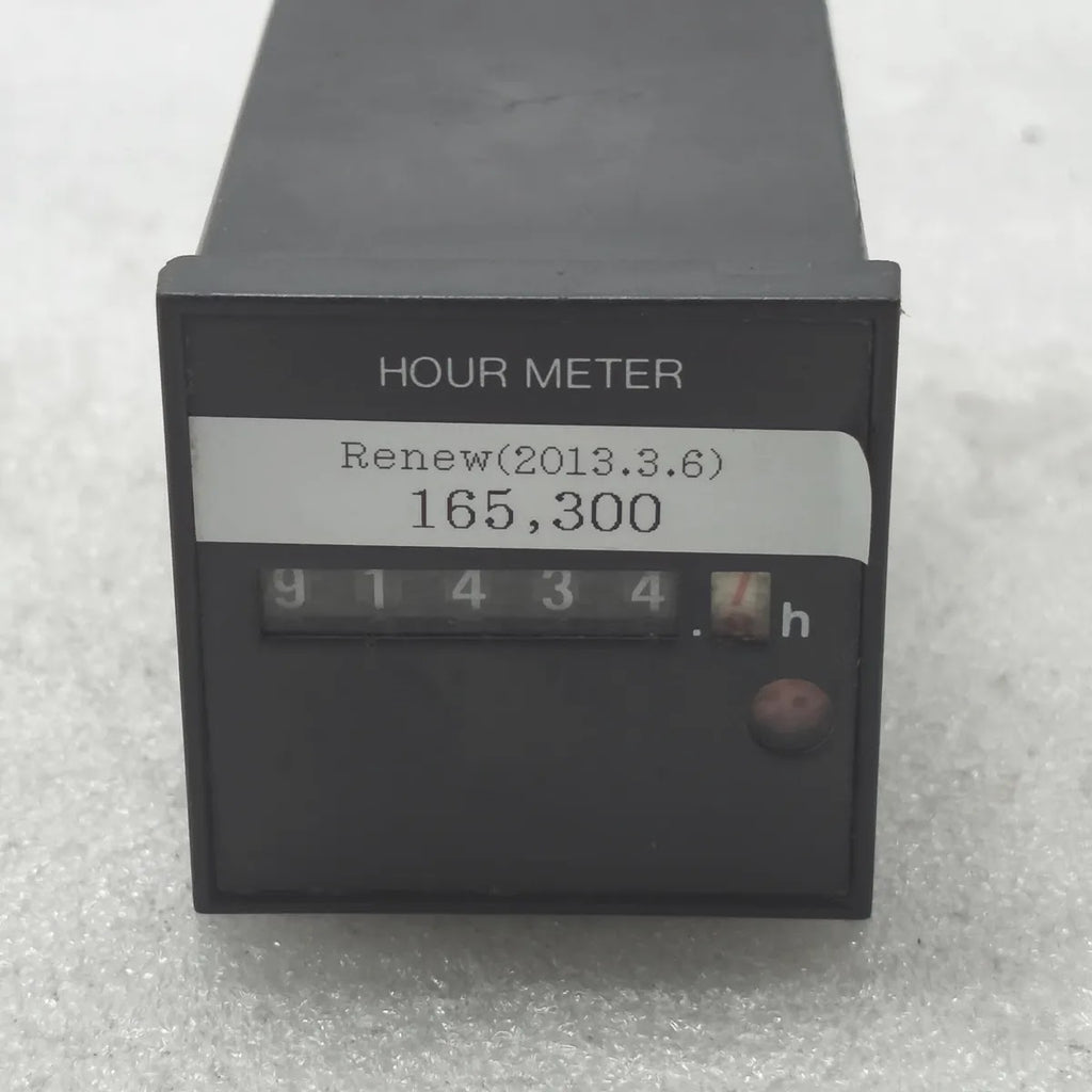 Panel Mount Hour Meter 6-Digit Elapsed Time Counter