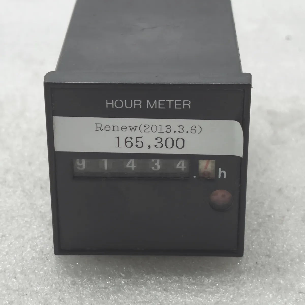 Panel Mount Hour Meter 6-Digit Elapsed Time Counter