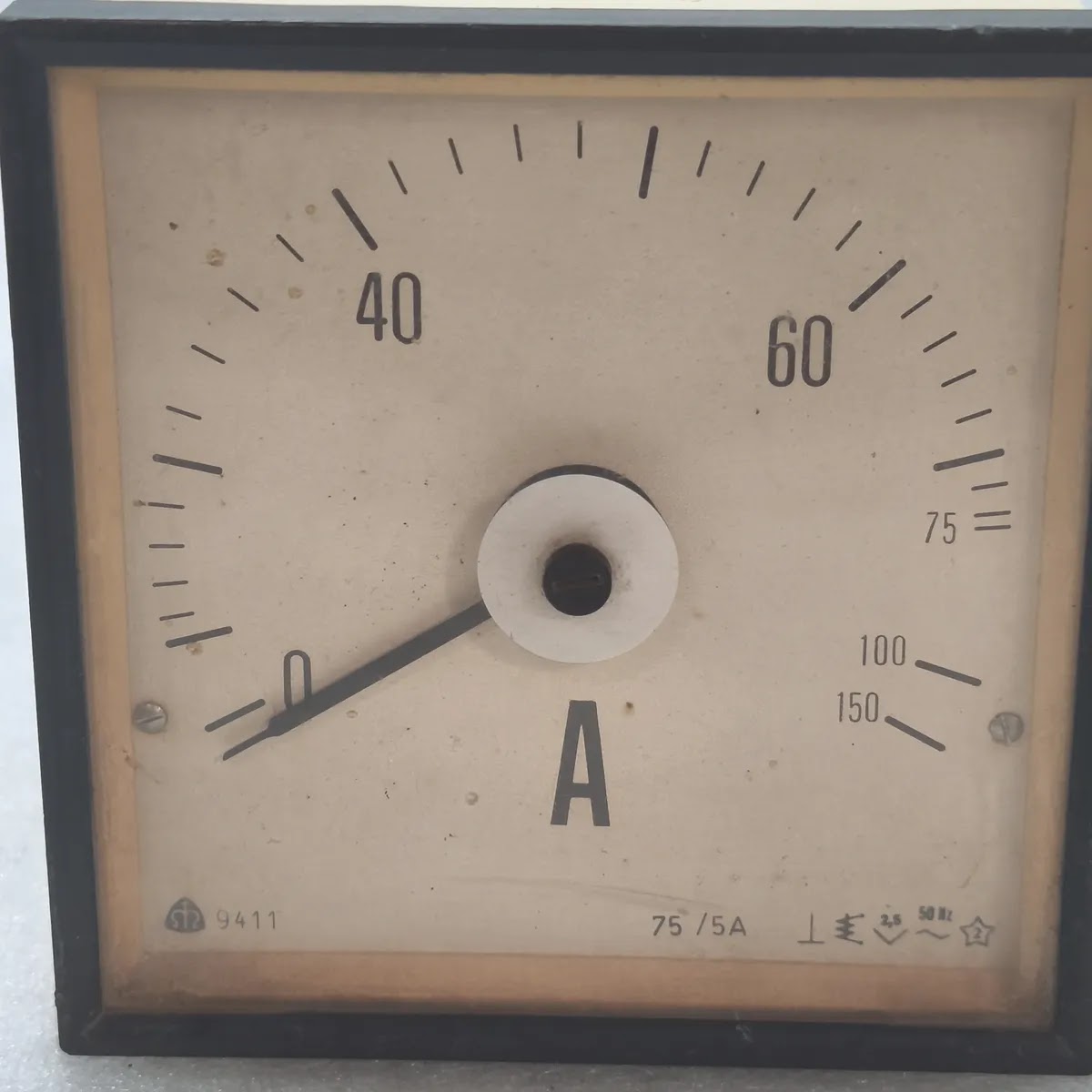 9411 Analogue Panel Ammeter 75/5A 50Hz