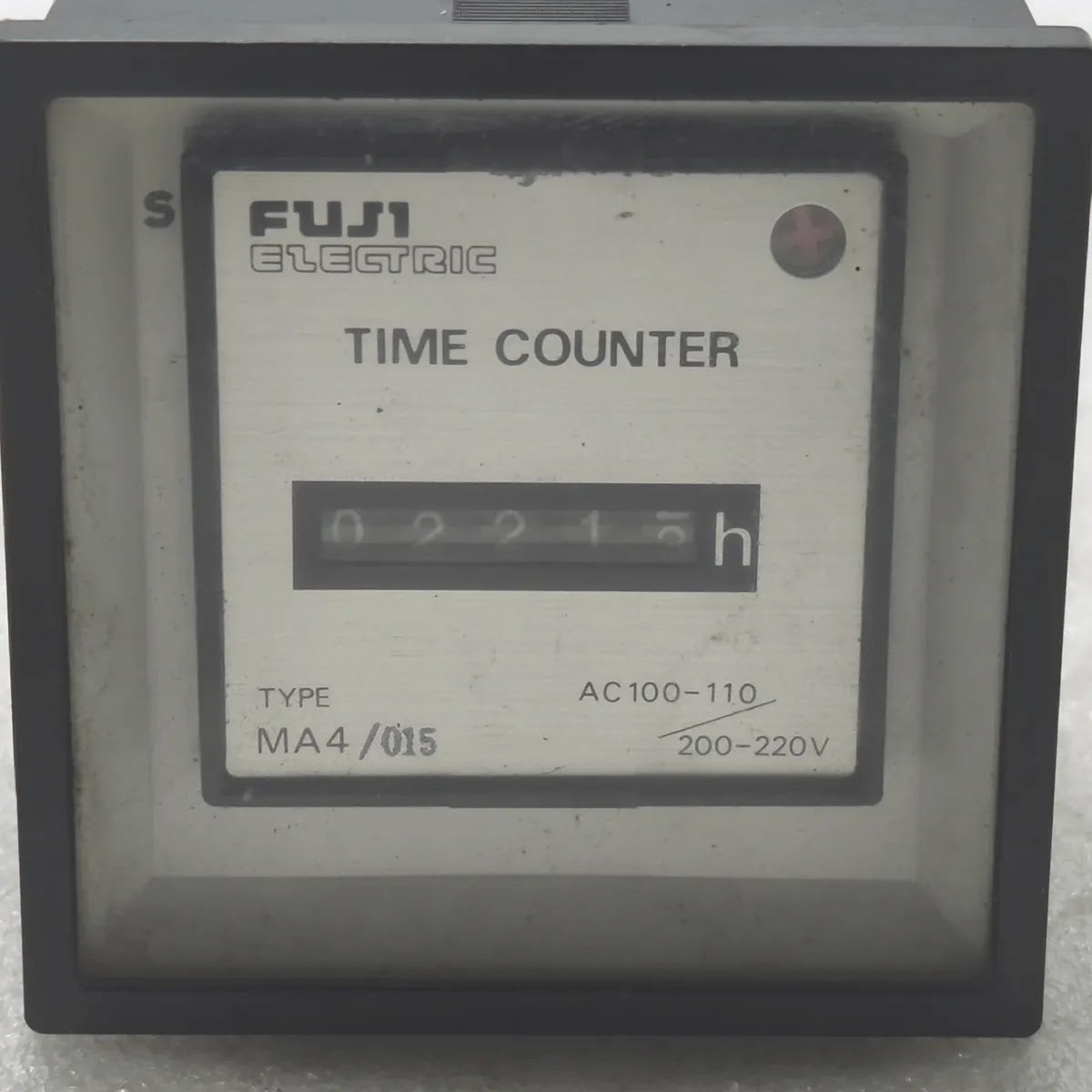 FUJI ELECTRIC MA4/015 Time Counter Hour Meter 100-110/200-220VAC