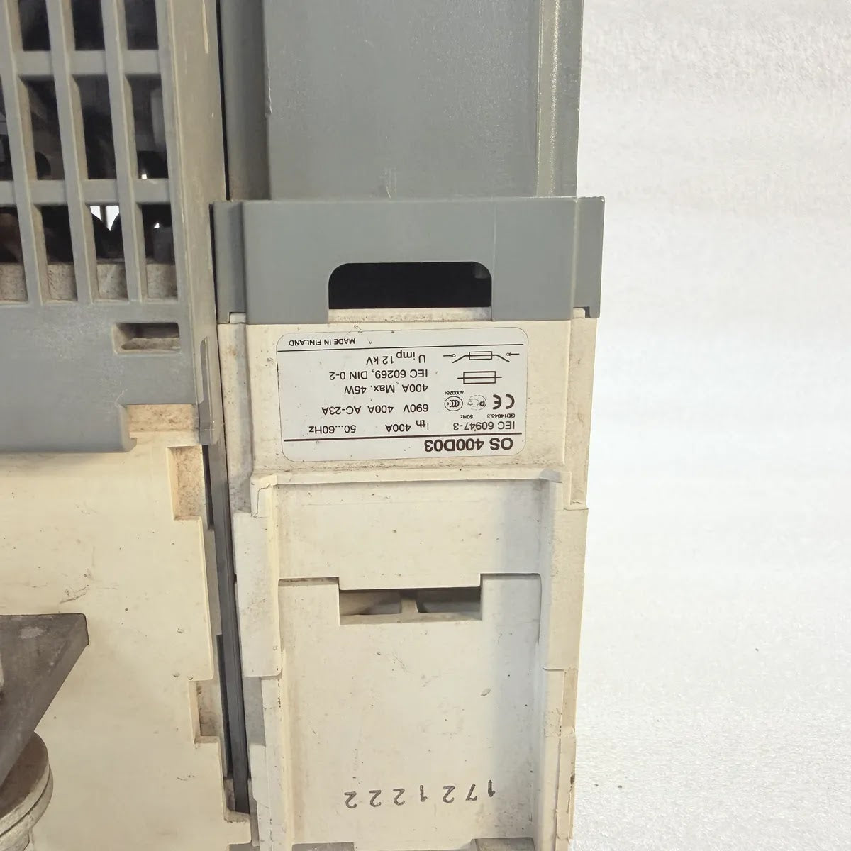 ABB OS400D03 Fused Switch Disconnector 400A 690V 3P