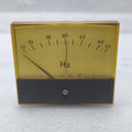 TOYO KEIKI FCF-12NV Hz Frequency Meter 55-65Hz 115V Analog Panel Meter
