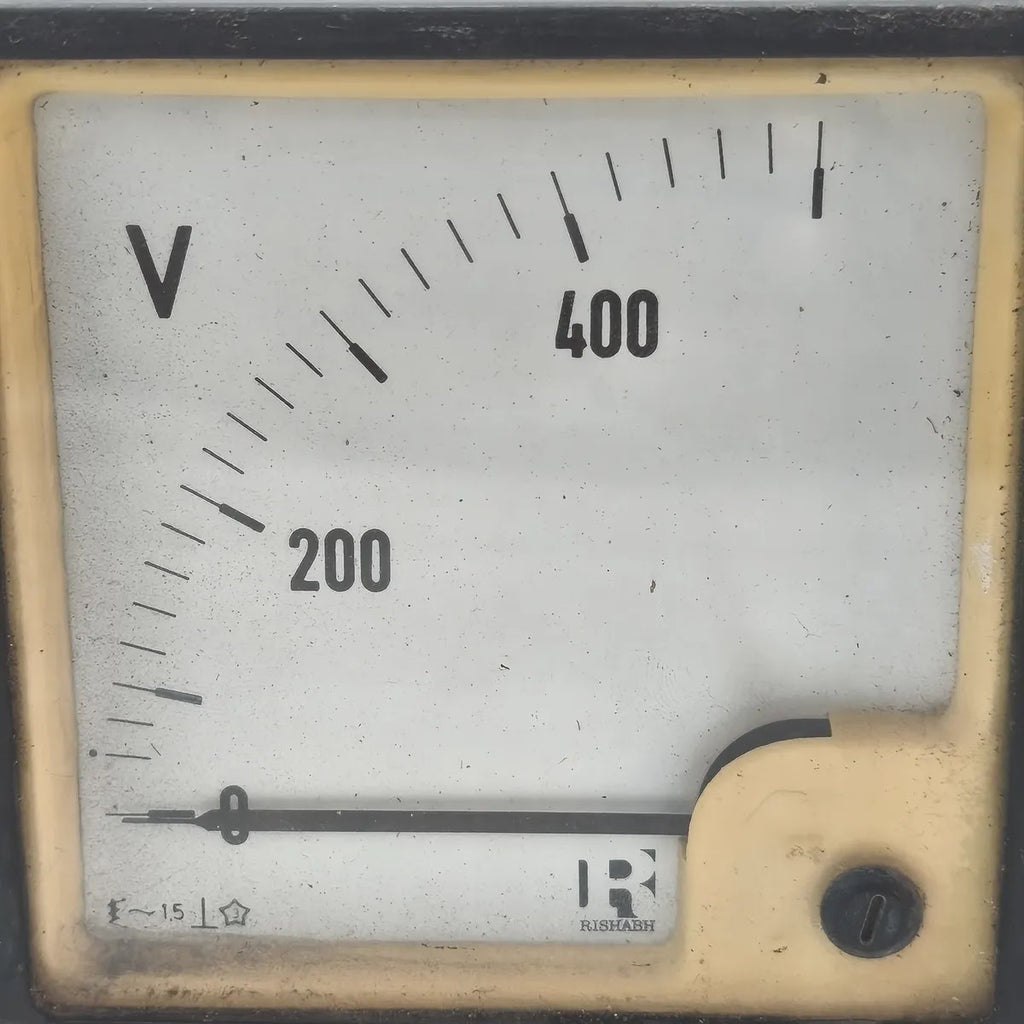 RISHABH Moving Iron Panel Voltmeter 0-500V AC
