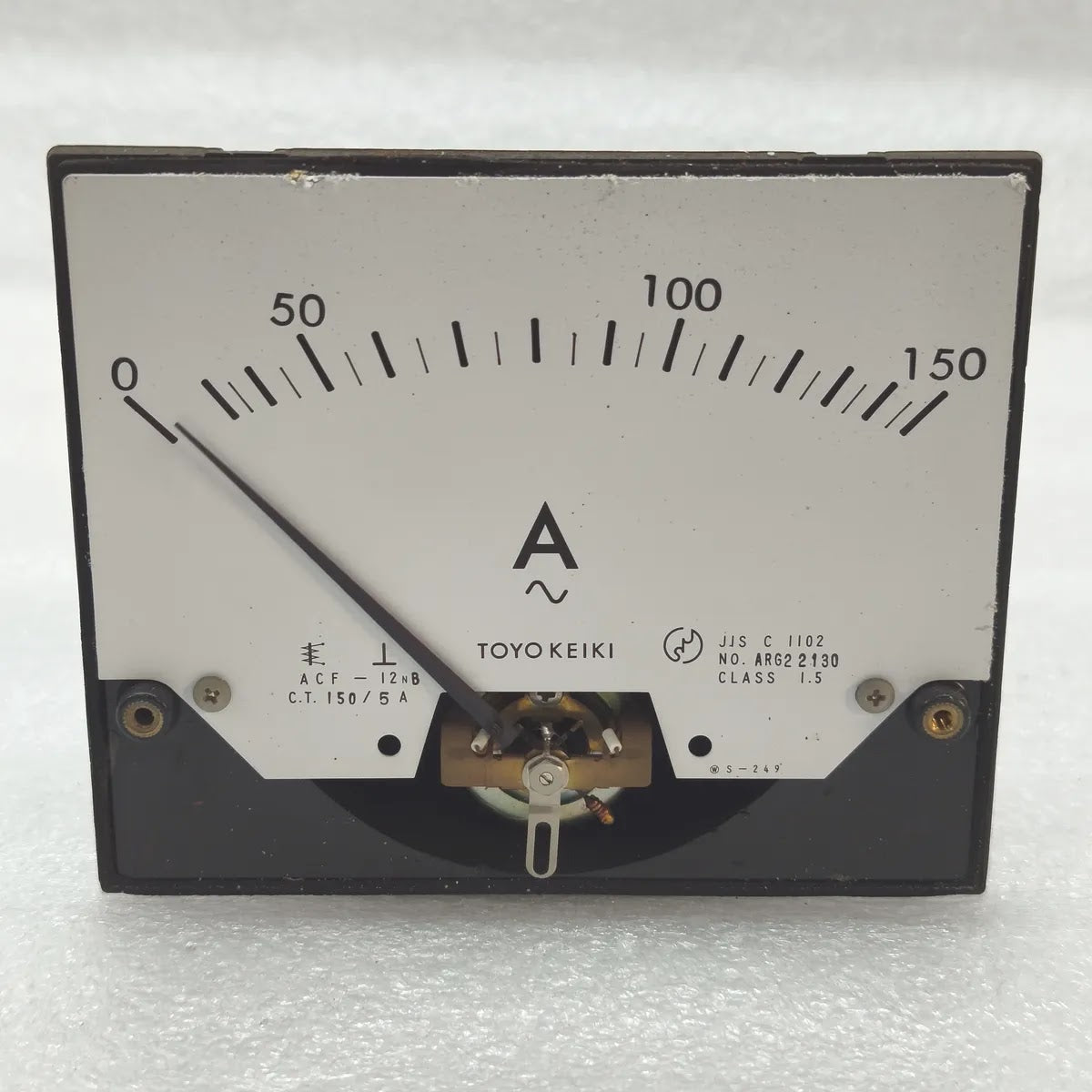 TOYO KEIKI ACF-12NB AC Ammeter 0-150A CT 150/5A