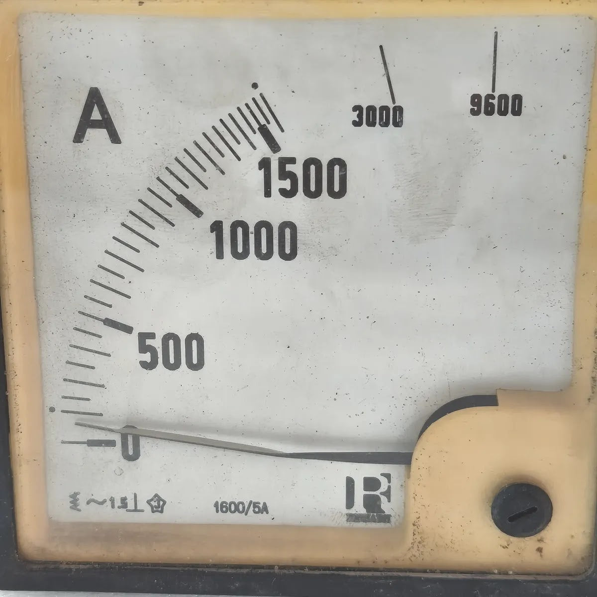 RISHABH Moving Iron Panel Ammeter 0-1600A 1600/5A