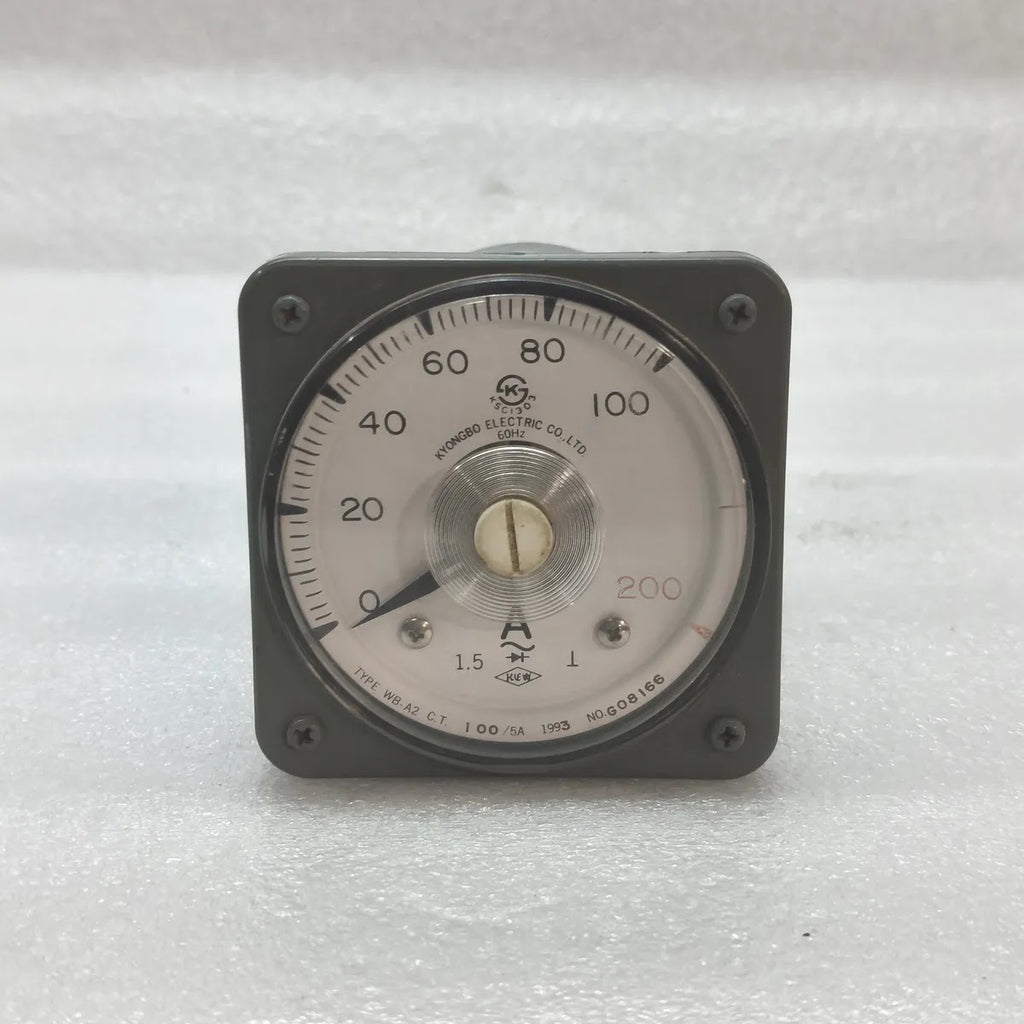 KYONGBO WB-A2 Analog Panel Ammeter 0-100A CT 100/5A