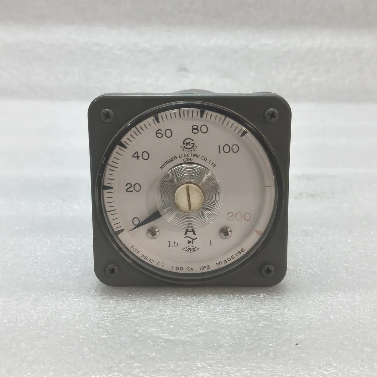KYONGBO WB-A2 Analog Panel Ammeter 0-100A CT 100/5A