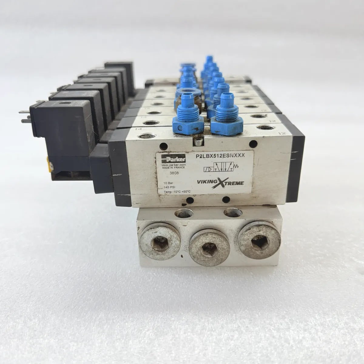 PARKER P2LBX512ESNXXX + P2E-KV32C Solenoid Valve Manifold 24V DC 10 Bar