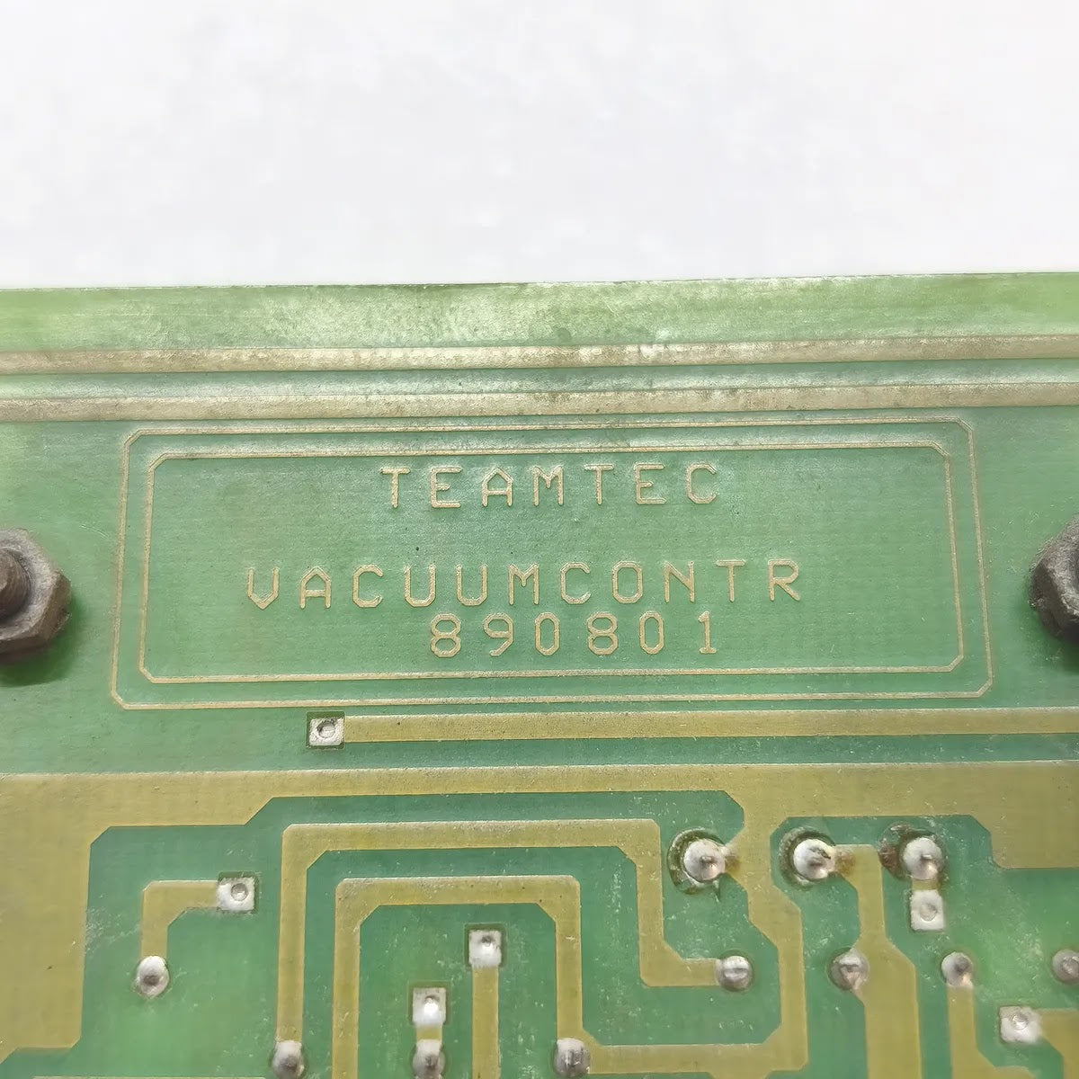TEAMTEC 890801 VACUUMCONTR Vacuum Controller PCB Card