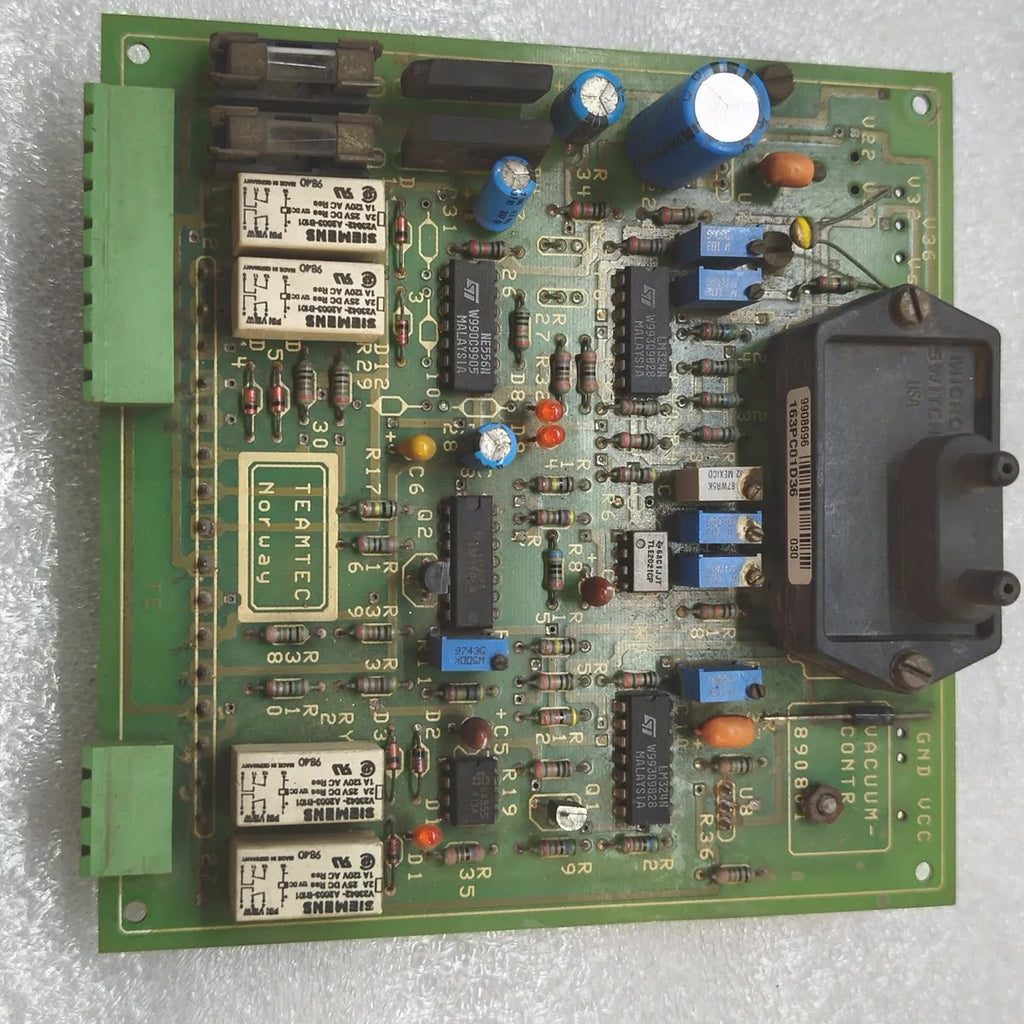 TEAMTEC 890801 VACUUMCONTR Vacuum Controller PCB Card