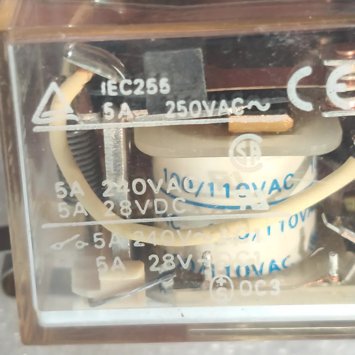 OMRON MY2N Miniature Power Relay DPDT 5A 100/110VAC