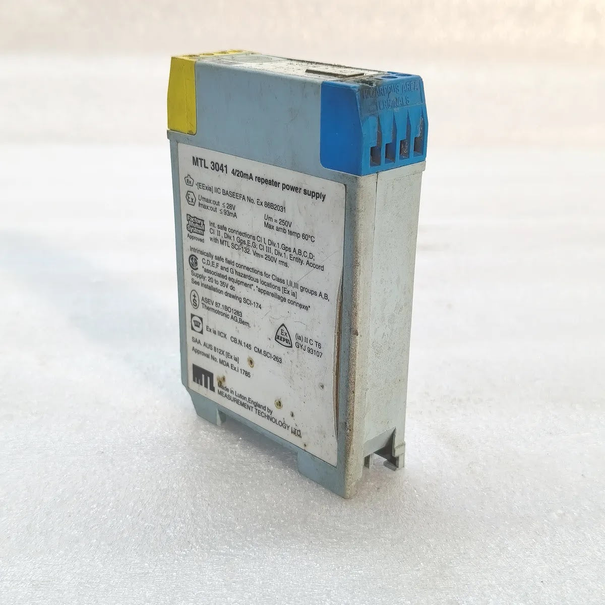 MTL 3041 Repeater Power Supply 4/20mA 20-35V DC